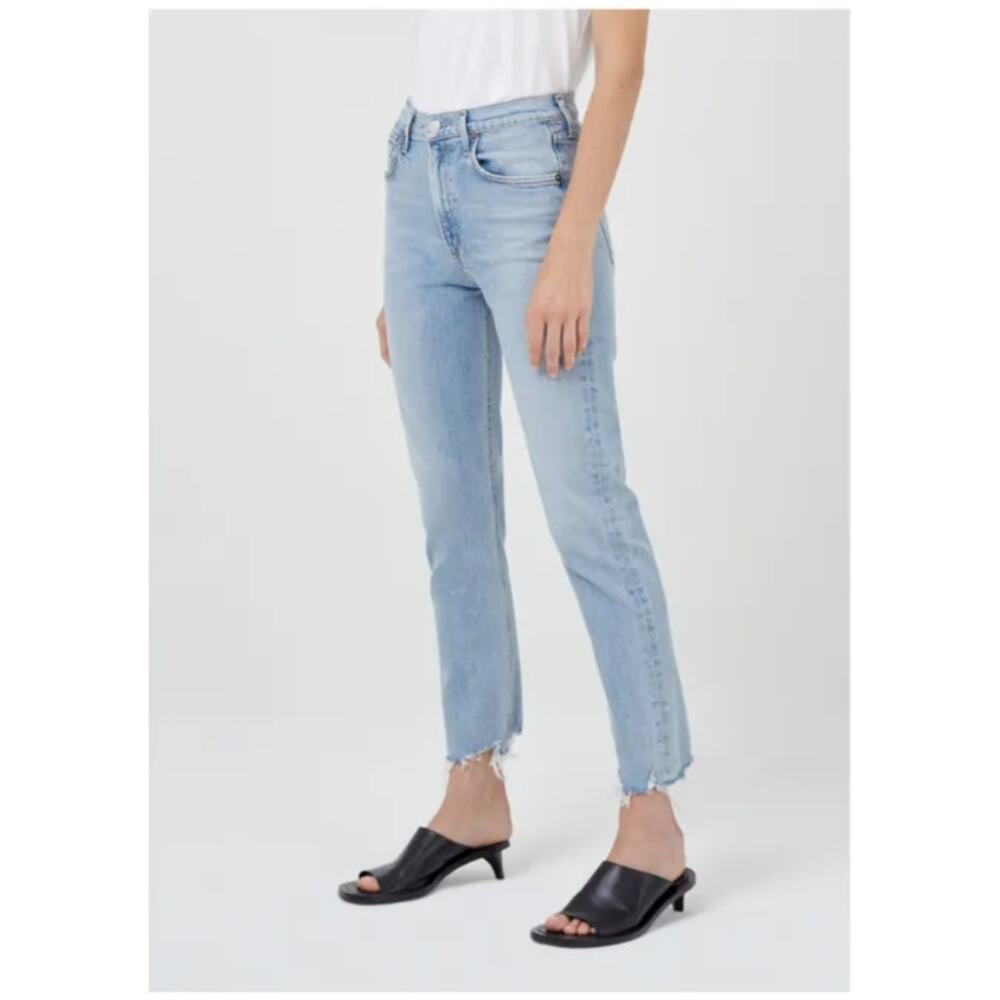 AGOLDE NWT Merrell Mid-Rise Straight Leg Denim Jeans in Astray // 32